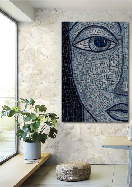 Ahşap Mozaik Yüz Marcel Sanat Elmas Mozaik Tablo Çerçeve Görünümlü Dikey Duvar Dekorasyon Tablosu fiyatları