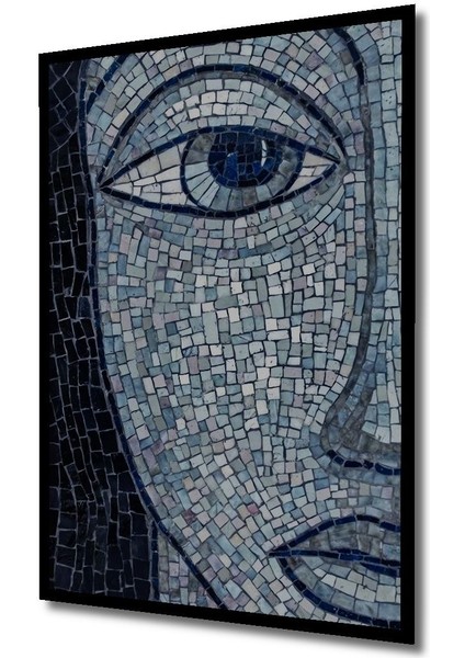 Ahşap Mozaik Yüz Marcel Sanat Elmas Mozaik Tablo Çerçeve Görünümlü Dikey Duvar Dekorasyon Tablosu modelleri