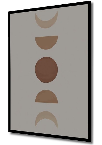 Soyut Dekoratif Ahşap Tablo Çerçeve Görünümlü Dikey Duvar Dekorasyon Tablosu modelleri