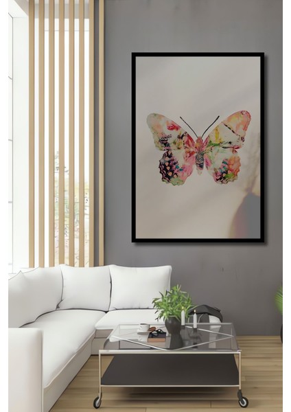 Dekoratif Poster Çerçevesiz Premium Ahşap Tablo Çerçeve Görünümlü Dikey Duvar Dekorasyon Tablosu