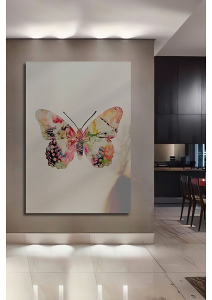 Dekoratif Poster Çerçevesiz Premium Ahşap Tablo Çerçeve Görünümlü Dikey Duvar Dekorasyon Tablosu