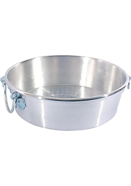 Salça Pekmez Leğeni Tarhana Tavası Kulplu Çap: 48 Derinlik 10 cm 130 ml Kalınlık Alüminyum