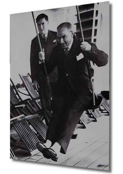 Dekoratif Dikey Atatürk Duvar Tablo Ahşap Dikdörtgen Tablo fırsatları