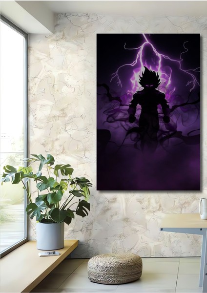 Dekoratif Dikey Anime Duvar Tablo Ahşap Dikdörtgen Tablo