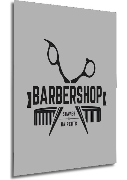 Dekoratif Dikey Berber Dükkanı Duvar Tablo Ahşap Dikdörtgen Tablo modelleri