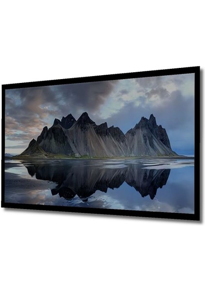 Vestrahorn (Batman Dağı) Izlanda Dekoratif Ahşap Tablo Şık Yatay Duvar Dekorasyon Tablosu indirimleri