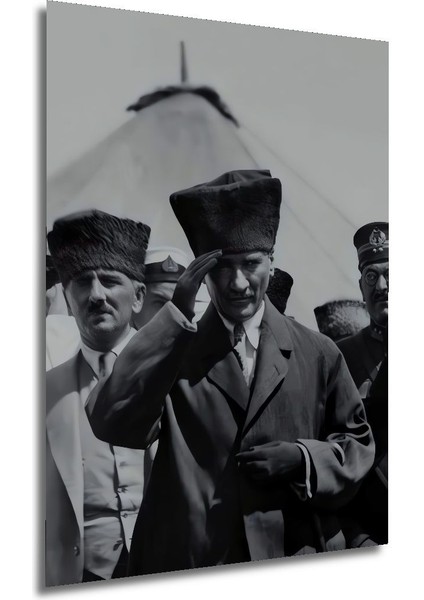 Dekoratif Dikey Atatürk Duvar Tablo Ahşap Dikdörtgen Tablo modelleri