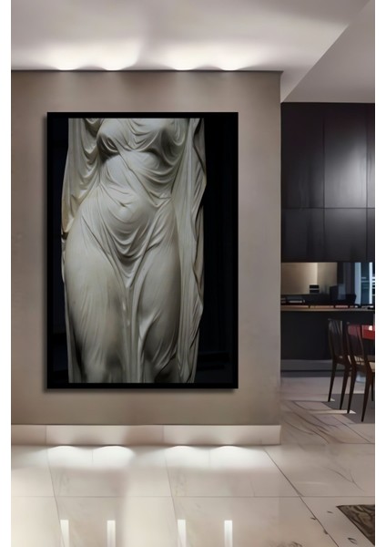 Dekoratif Dikey Kadın Vücudu Duvar Tablo Ahşap Dikdörtgen Tablo fiyatları