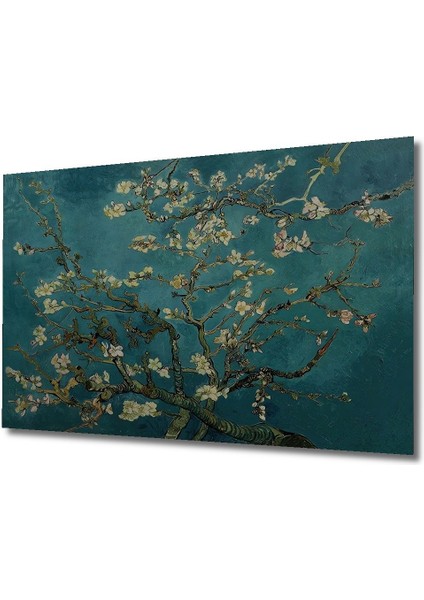 Dekoratif Ahşap Vincent Van Gogh Blossoming Almond Tablosu Şık Yatay Duvar Dekorasyon Tablosu fırsatları