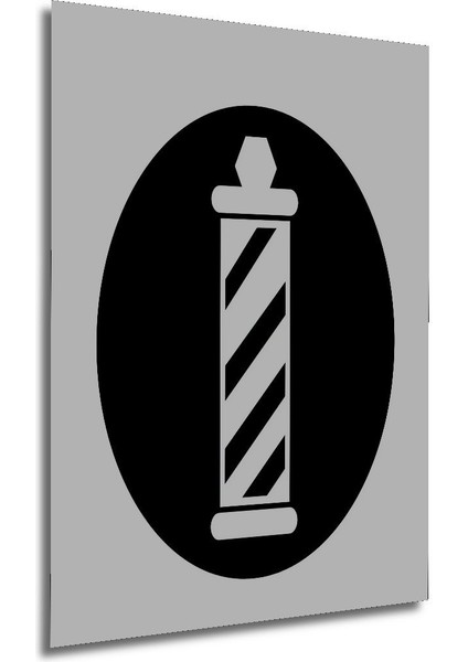 Dekoratif Dikey Berber Dükkanı Duvar Tablo Ahşap Dikdörtgen Tablo modelleri