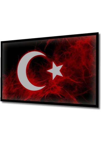 Dekoratif Ahşap Türk Bayrağı Tablo (Şanlı Bayrağımız) Şık Yatay Duvar Dekorasyon Tablosu indirimleri