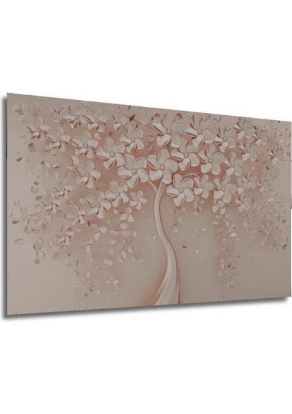 Dekoratif Pudra Gelincik Duvar Ahşap Tablo Şık Yatay Duvar Dekorasyon Tablosu modelleri