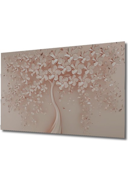 Dekoratif Pudra Gelincik Duvar Ahşap Tablo Şık Yatay Duvar Dekorasyon Tablosu fırsatları