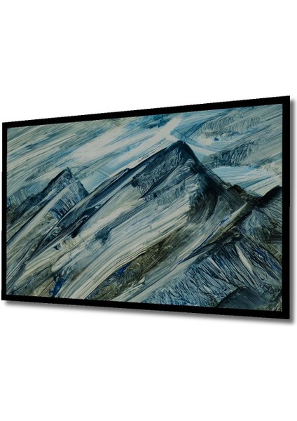 Dekoratif Ahşap Tablo Soyut Dağ 3 Boyutlu Dağ Manzarası Baskı Şık Yatay Duvar Dekorasyon Tablosu indirimleri