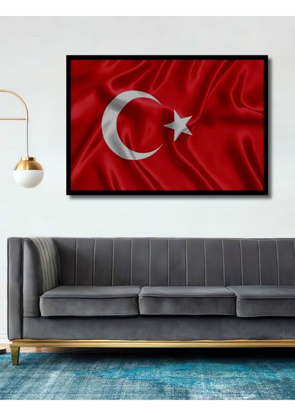 Dekoratif Ahşap Tablo Türk Bayrağı Al Bayrak Şık Yatay Duvar Dekorasyon Tablosu fiyatları