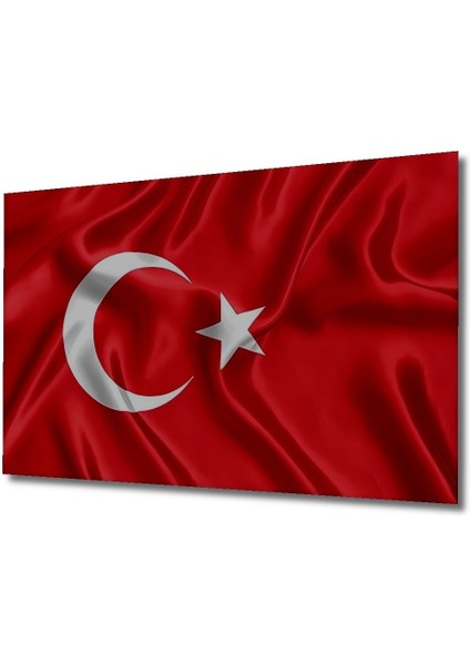 Dekoratif Ahşap Tablo Türk Bayrağı Al Bayrak Şık Yatay Duvar Dekorasyon Tablosu fırsatları