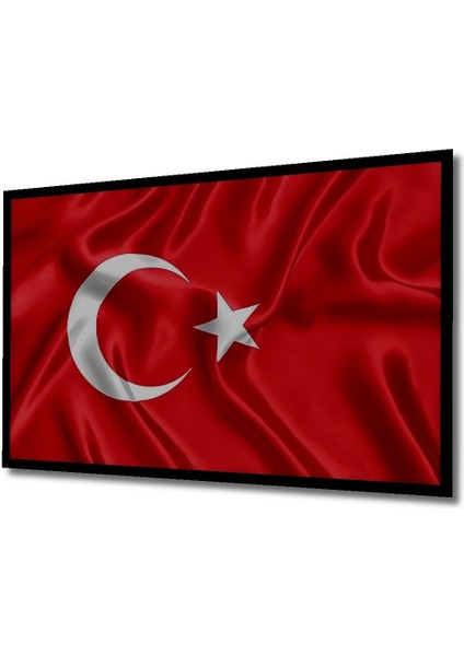 Dekoratif Ahşap Tablo Türk Bayrağı Al Bayrak Şık Yatay Duvar Dekorasyon Tablosu indirimleri