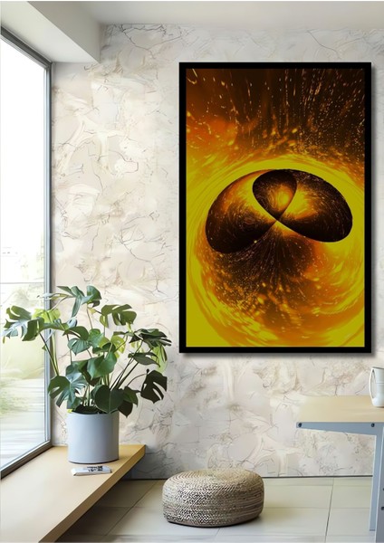 Dekoratif Dikey 3D Sanat Duvar Tablo Ahşap Dikdörtgen Tablo