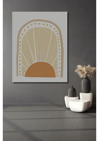 Dekoratif Bohem Vase2 Vazo Doğal Ahşap Tablo Seti Çerçeve Görünümlü Dikey Duvar Dekorasyon Tablosu fiyatları