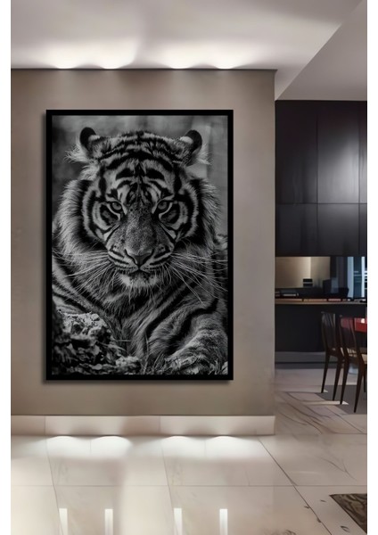 Dekoratif Dikey Siyah Beyaz Kaplan Duvar Tablo Ahşap Dikdörtgen Tablo fiyatları