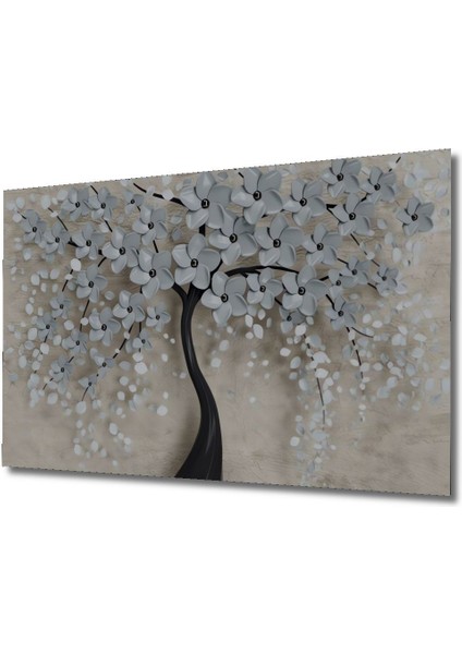 Gelincikler Siyah Beyaz Renkler Dekoratif Ahşap Tablo Şık Yatay Duvar Dekorasyon Tablosu fırsatları