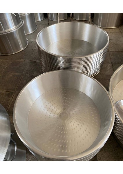 Salça Pekmez Leğeni Tarhana Tavası Çap: 48 Derinlik 10 cm Alüminyum