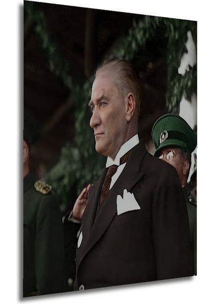 Dekoratif Dikey Renkli Atatürk Duvar Tablo Ahşap Dikdörtgen Tablo modelleri