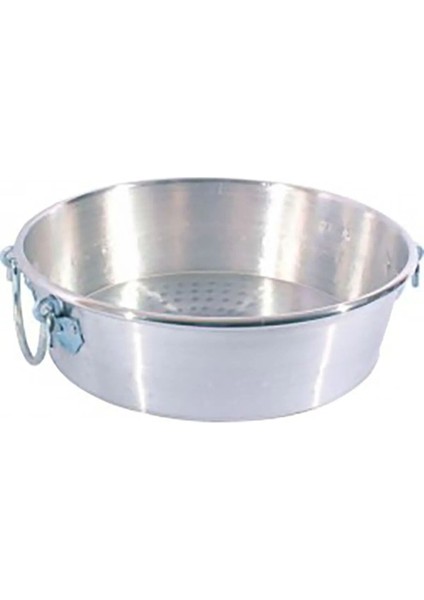 Salça Pekmez Leğeni Tarhana Tavası Kulplu Çap: 80 Derinlik 23 cm 130 ml Kalınlık Alüminyum