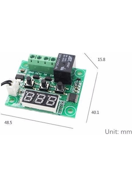 Sıcaklık Kontrollü Dijital Termostat W1209 Dondurucu Buzdolapları Soğutucu Kaynatıcılar Kuluçka