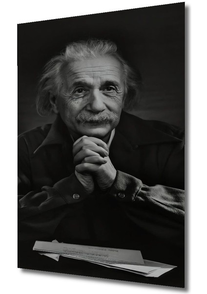 Dekoratif Dikey Einstein Duvar Tablo Ahşap Dikdörtgen Tablo fırsatları