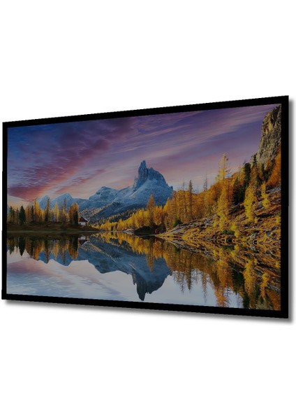 Ahşap Tablo Manzara 3 Boyutlu Dolomitler Dekor Orman Dekor Şık Yatay Duvar Dekorasyon Tablosu indirimleri