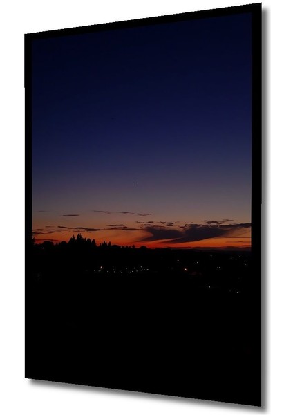 Dekoratif Dikey Manzara Duvar Tablo Ahşap Dikdörtgen Tablo indirimleri