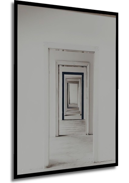 Ahşap Archway Duvar Tablosu Modern Tablo Tablo Çerçeve Görünümlü Dikey Duvar Dekorasyon Tablosu