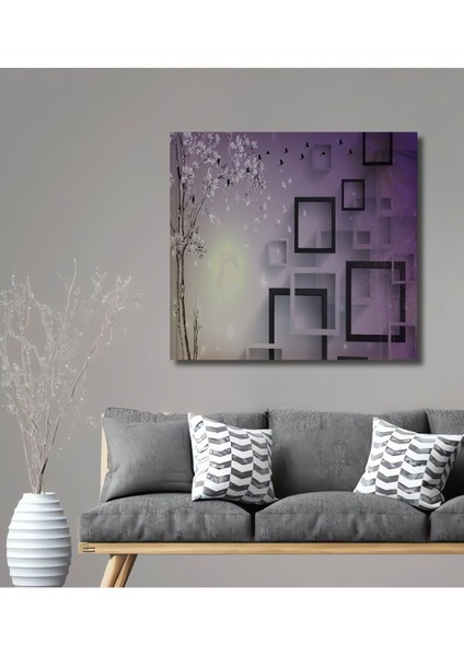 Dekoratif Dekoratif Modern Ahşap Tablo Şık Yatay Duvar Dekorasyon Tablosu