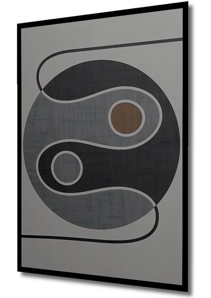 Soyut Vintange Retro Bohem Art Vektorel Abstract Minimalist Ahşap Tablo Çerçeve Görünümlü Tablo modelleri