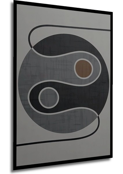Soyut Vintange Retro Bohem Art Vektorel Abstract Minimalist Ahşap Tablo Çerçeve Görünümlü Tablo fırsatları