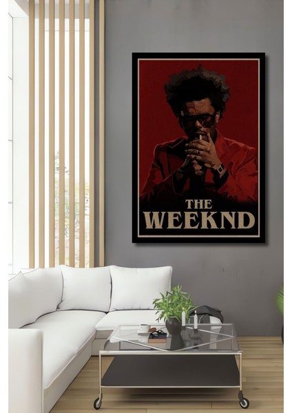 Dekoratif Dikey Weekend Poster Duvar Tablo Ahşap Dikdörtgen Tablo fiyatları