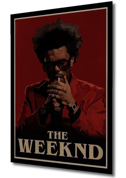 Dekoratif Dikey Weekend Poster Duvar Tablo Ahşap Dikdörtgen Tablo indirimleri