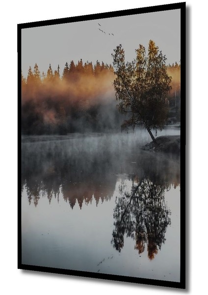 Dekoratif Dikey Yanan Orman Duvar Tablo Ahşap Dikdörtgen Tablo indirimleri