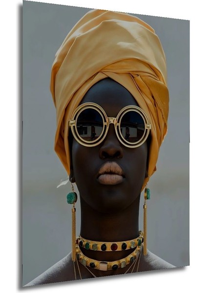 Dekoratif Dikey Afrikalı Kadın Duvar Tablo Ahşap Dikdörtgen Tablo modelleri