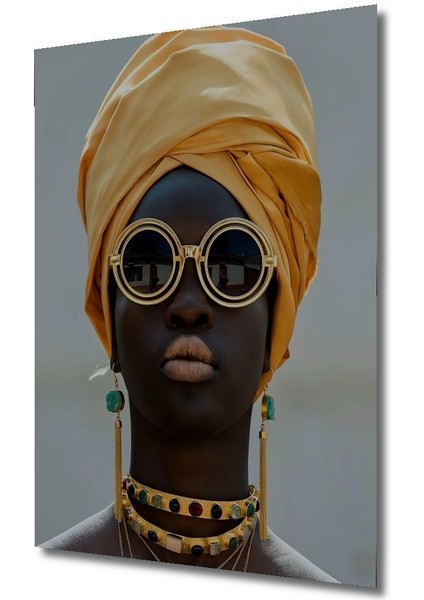 Dekoratif Dikey Afrikalı Kadın Duvar Tablo Ahşap Dikdörtgen Tablo fırsatları