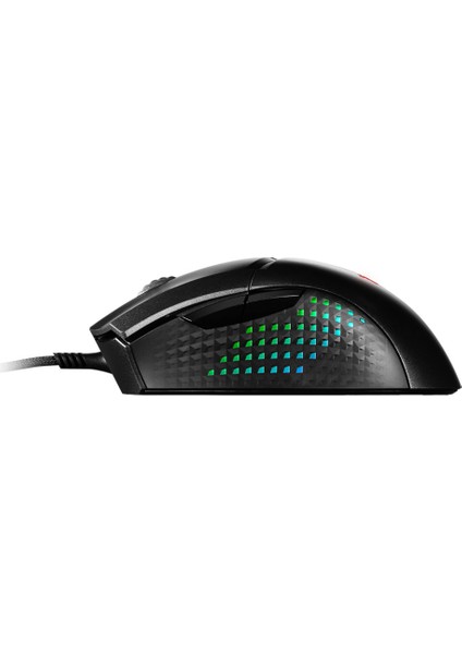 GG CLUTCH GM51 LIGHTWEIGHT BLACK GAMING MOUSE 26.000 DPI OPTIK SENSOR 6KEY WITH WHEEL RGB LED OYUNCU FARESI