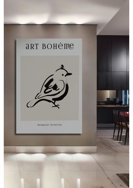 Ahşap Bohem Duvar Tablosu Modern Tablo Tablo Çerçeve Görünümlü Dikey Duvar Dekorasyon Tablosu