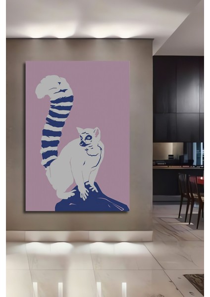 Ahşap Tablo Mid Century Matisse Bohem Soyut Minimalist Art Çerçeve Görünümlü Dikey Duvar Tablo