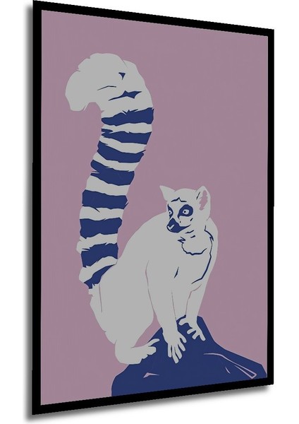 Ahşap Tablo Mid Century Matisse Bohem Soyut Minimalist Art Çerçeve Görünümlü Dikey Duvar Tablo