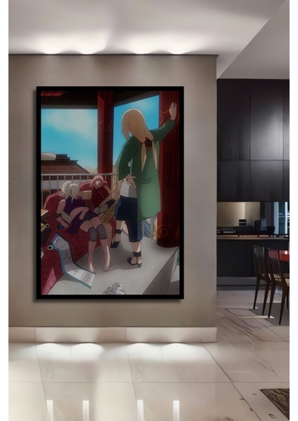 Dekoratif Dikey Anime Duvar Tablo Ahşap Dikdörtgen Tablo fiyatları