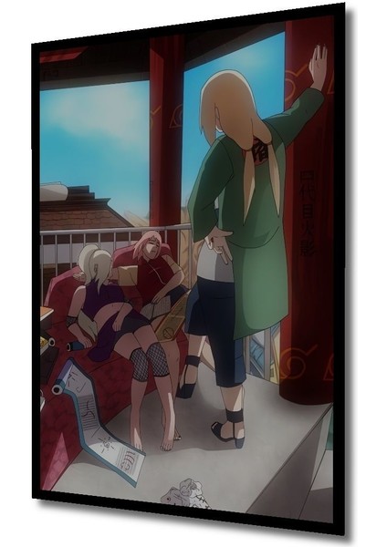 Dekoratif Dikey Anime Duvar Tablo Ahşap Dikdörtgen Tablo indirimleri
