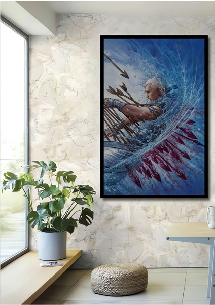 Dekoratif Dikey Savaşçıların Koruyucusu Modern Sanat Duvar Tablo Ahşap Dikdörtgen Tablo fiyatları