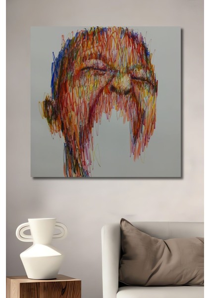 Dekoratif Dikey Modern Sanat Duvar Tablo Ahşap Dikdörtgen Tablo