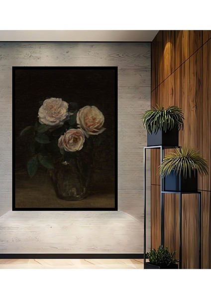 Dekoratif Vintage Poster, Ahşap Tablo, Sanatsal Çerçeve Görünümlü Dikey Duvar Dekorasyon Tablosu